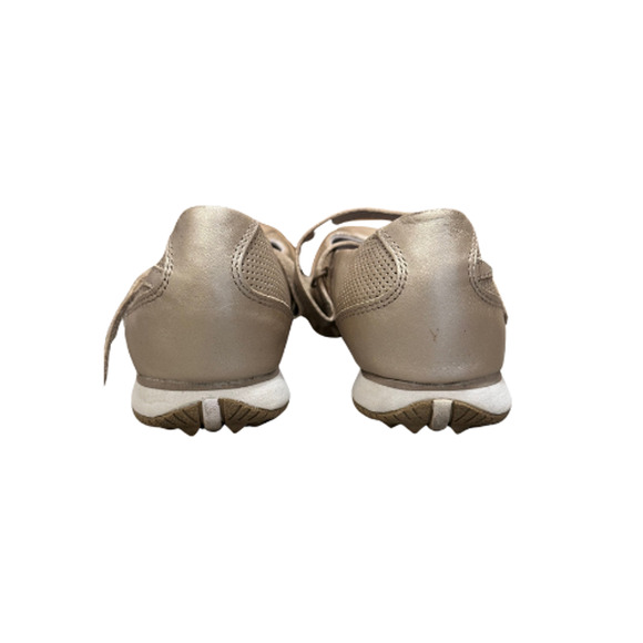 Goldstream Cross Strap Gold Golf Flats Shoes 8.5M - Picture 8 of 10